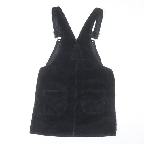 BDG Urban Outfitters Women's Black Corduroy Pinafore Dress L