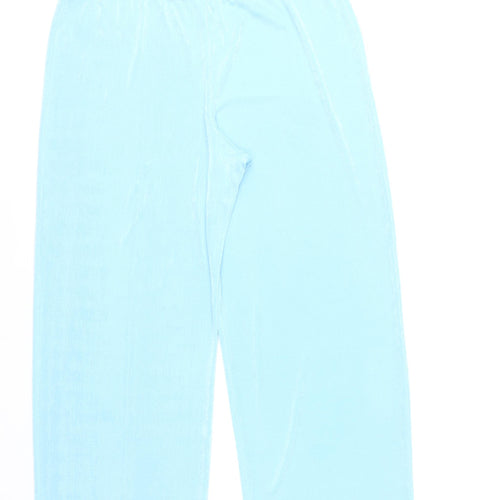 Heather Valley Women’s Blue Velour Stretch Trousers Size 20-22