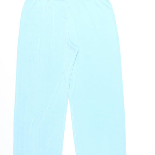 Heather Valley Women’s Blue Velour Stretch Trousers Size 20-22