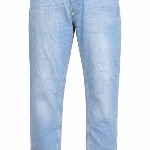 River Island Men's Blue Straight Denim Jeans 34R Cotton Stretch