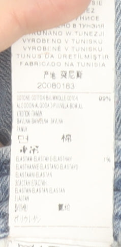 United Colors of Benetton Girls Blue Denim Cut-Off Shorts Size 12 Years