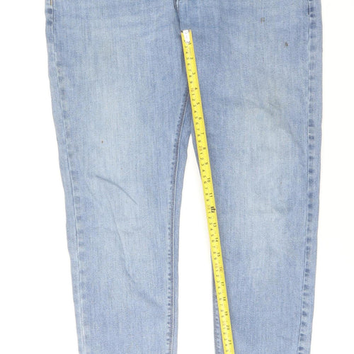 Marks and Spencer Men's Blue Skinny Denim Jeans 36W 31L