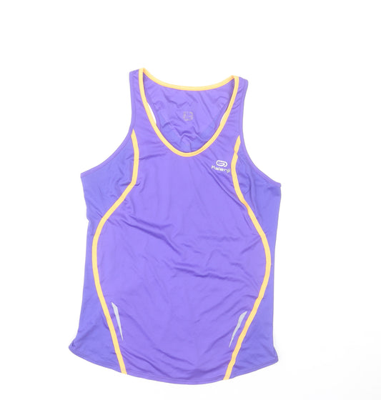 Kalenji Womens Purple Racerback Running Tank Top Size 12