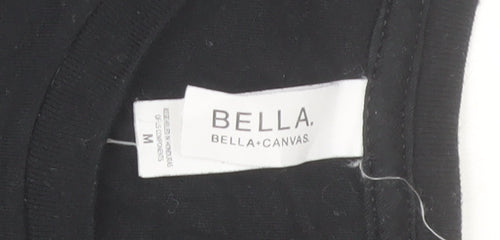 Bella+Canvas Womens Black Taekwondo Print Cotton T-Shirt Medium