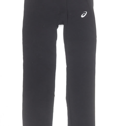 Asics Women's Black S Slim Fit Leggings Running & Gym Activewear