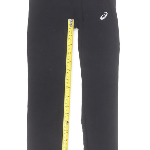 Asics Women's Black S Slim Fit Leggings Running & Gym Activewear