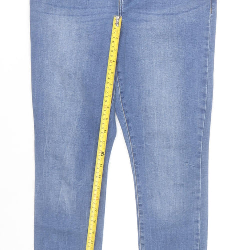 Vero Moda Women Blue Skinny Denim Jeans Size XL 30in Waist
