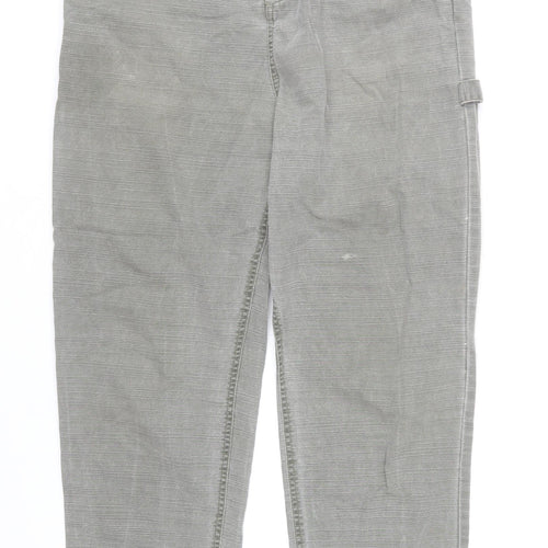 ASOS Design Men's Grey Cargo Trousers Size 34 Regular Fit