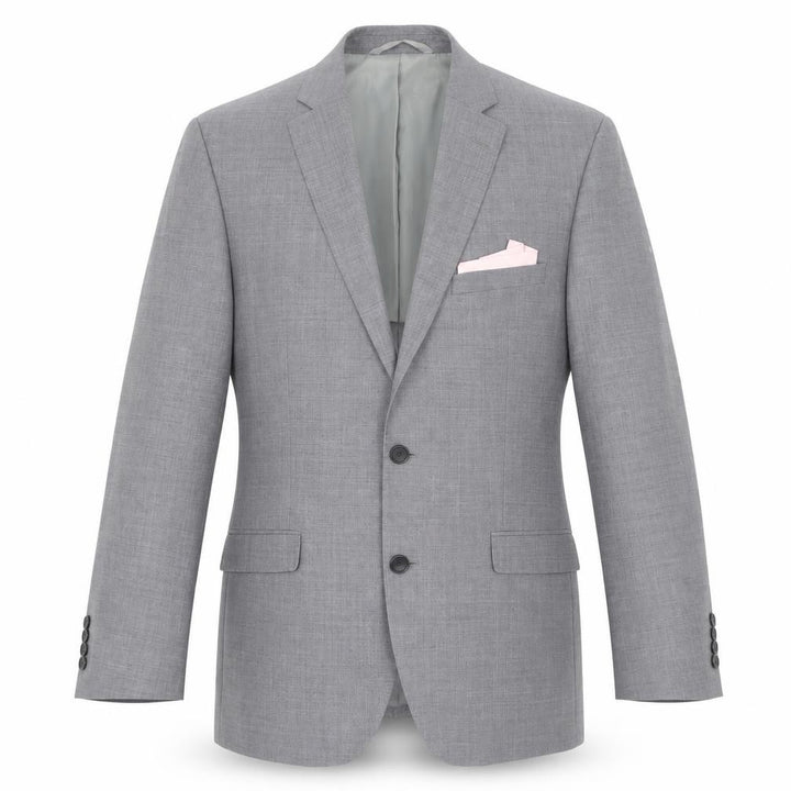 Moss 1851 Men's Grey Tailored Fit Wool Blend Suit Jacket 40R