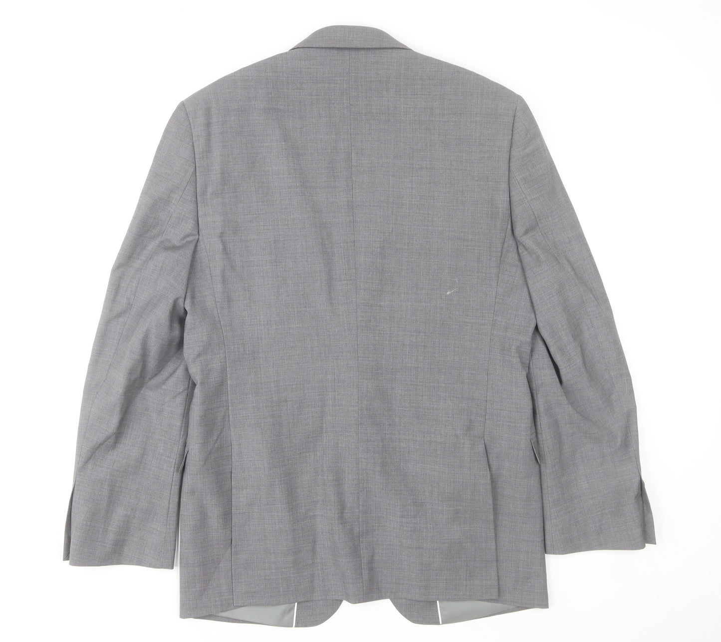 Moss 1851 Men's Grey Tailored Fit Wool Blend Suit Jacket 40R