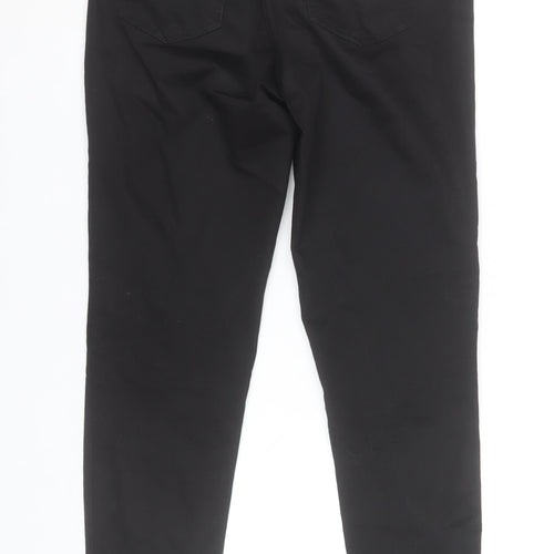 Savida Women's Black Skinny Jeans Size 10 Slim Fit Mid Rise Stretch
