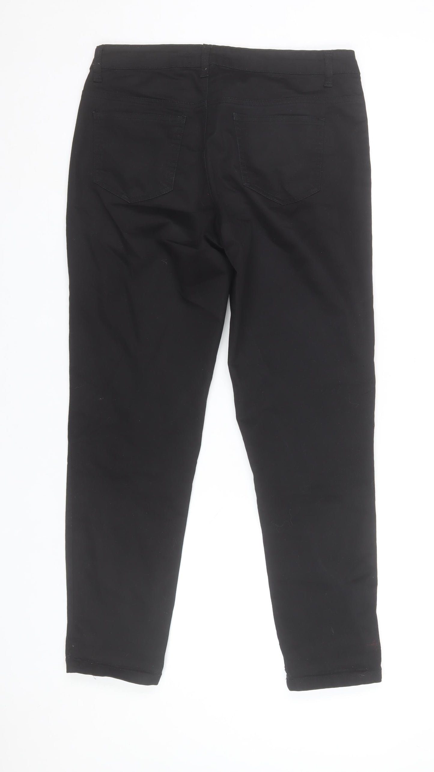Savida Women's Black Skinny Jeans Size 10 Slim Fit Mid Rise Stretch