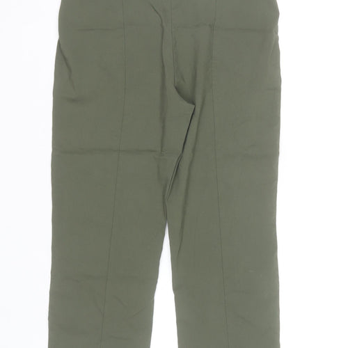 Dunnes Women’s Green Cropped Stretch Trousers Size S