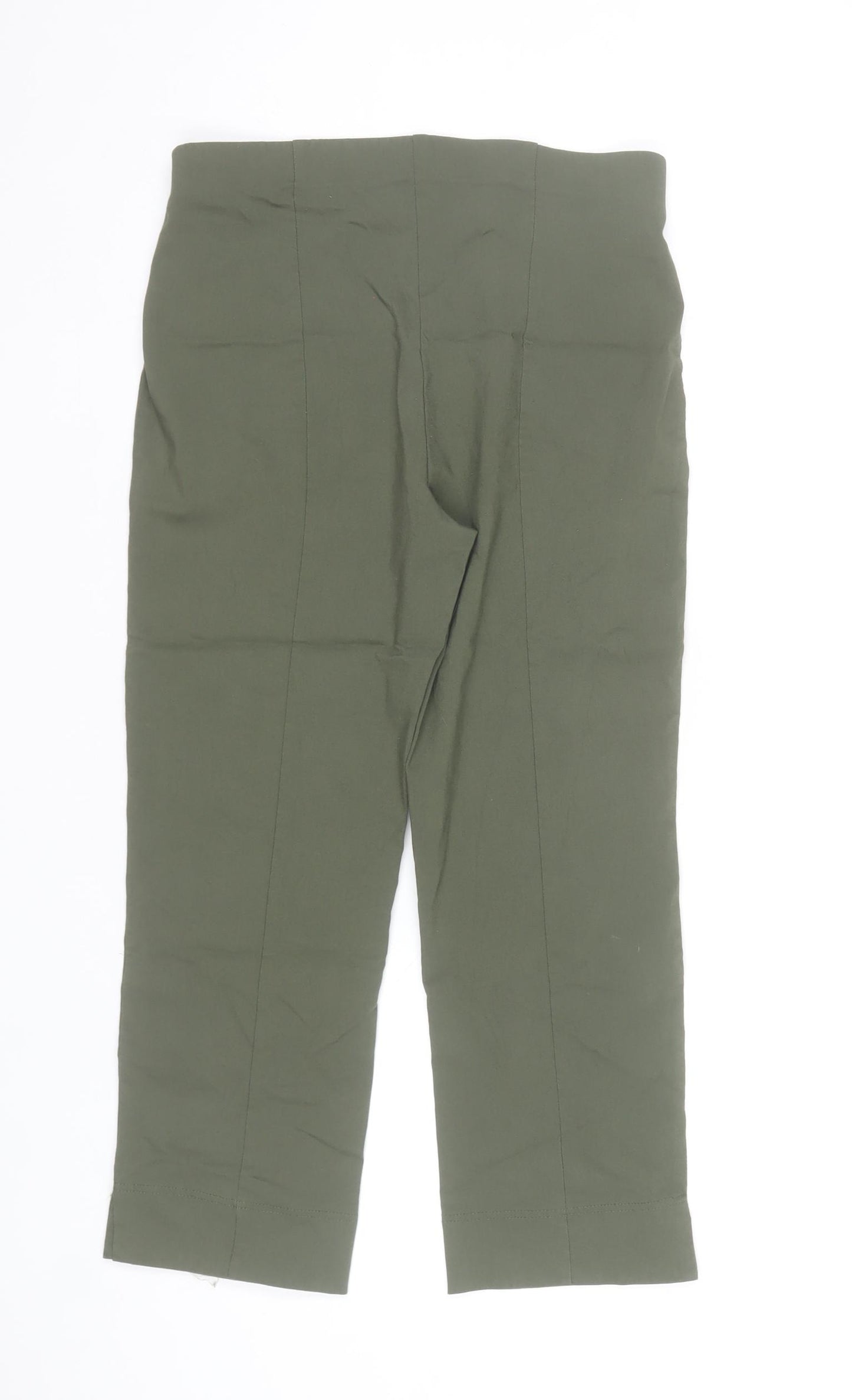 Dunnes Women’s Green Cropped Stretch Trousers Size S