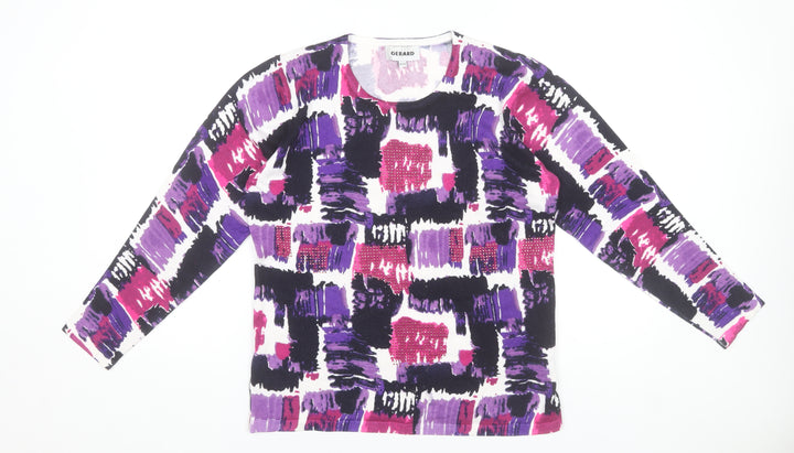 Gerard Womens Multicoloured Long Sleeve Pullover Jumper Size 10/12
