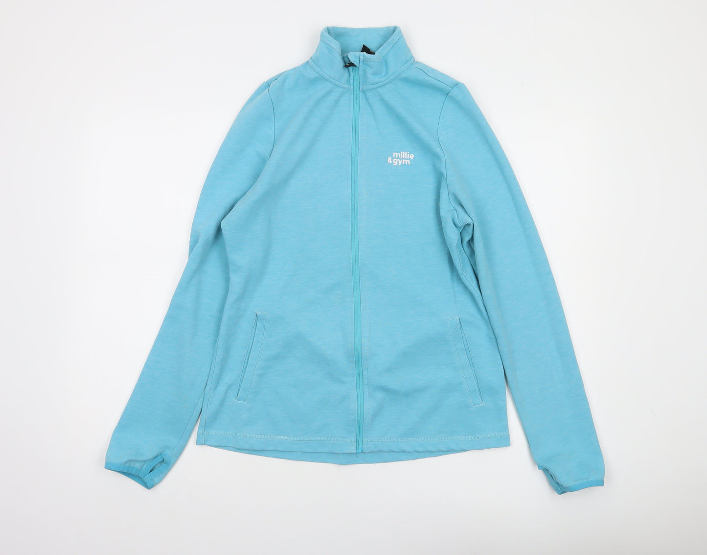 Millie & Gym Women's Blue Full Zip Lightweight Jacket XL
