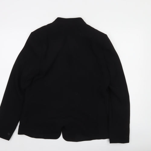 Next Women's Black Tailored One-Button Blazer Size 14