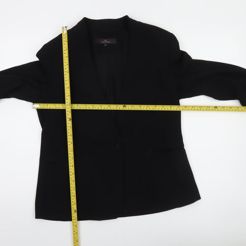 Next Women's Black Tailored One-Button Blazer Size 14