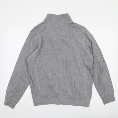 Maine New England Men’s Grey 1/2 Zip Sweatshirt Size M
