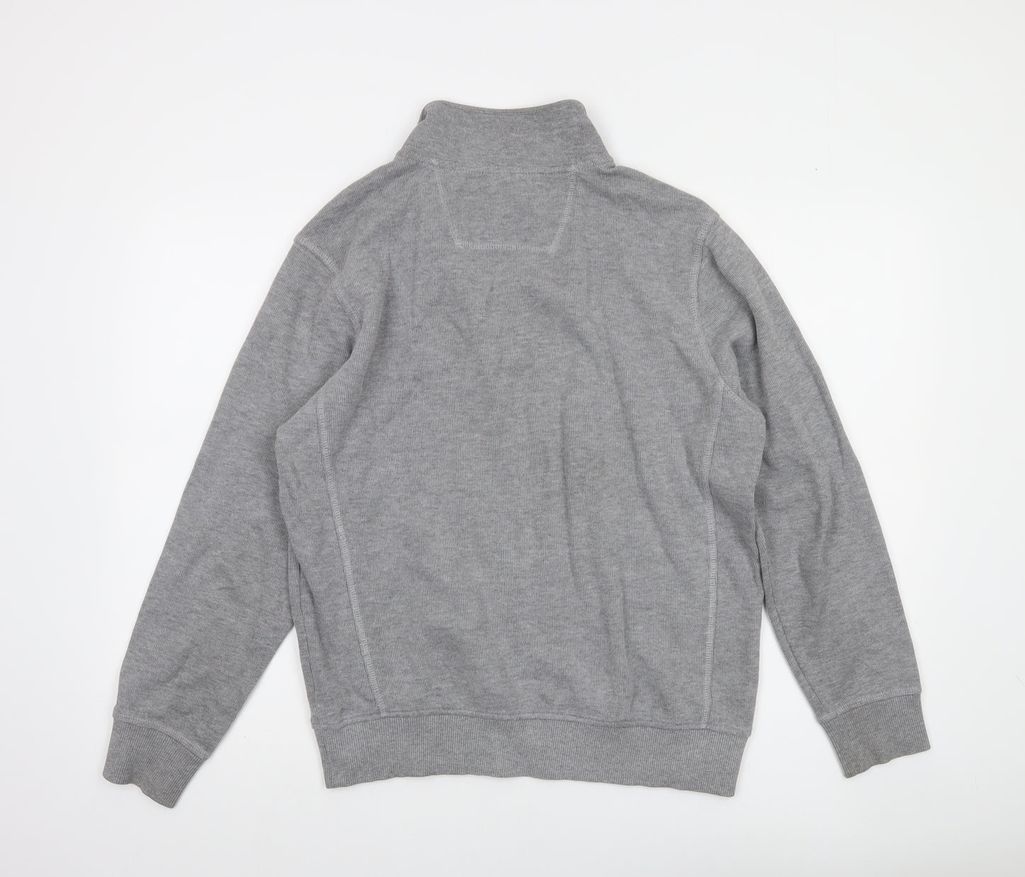 Maine New England Men’s Grey 1/2 Zip Sweatshirt Size M