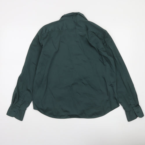 Lareida Women’s Green Cotton Button-Up Shirt Size 12