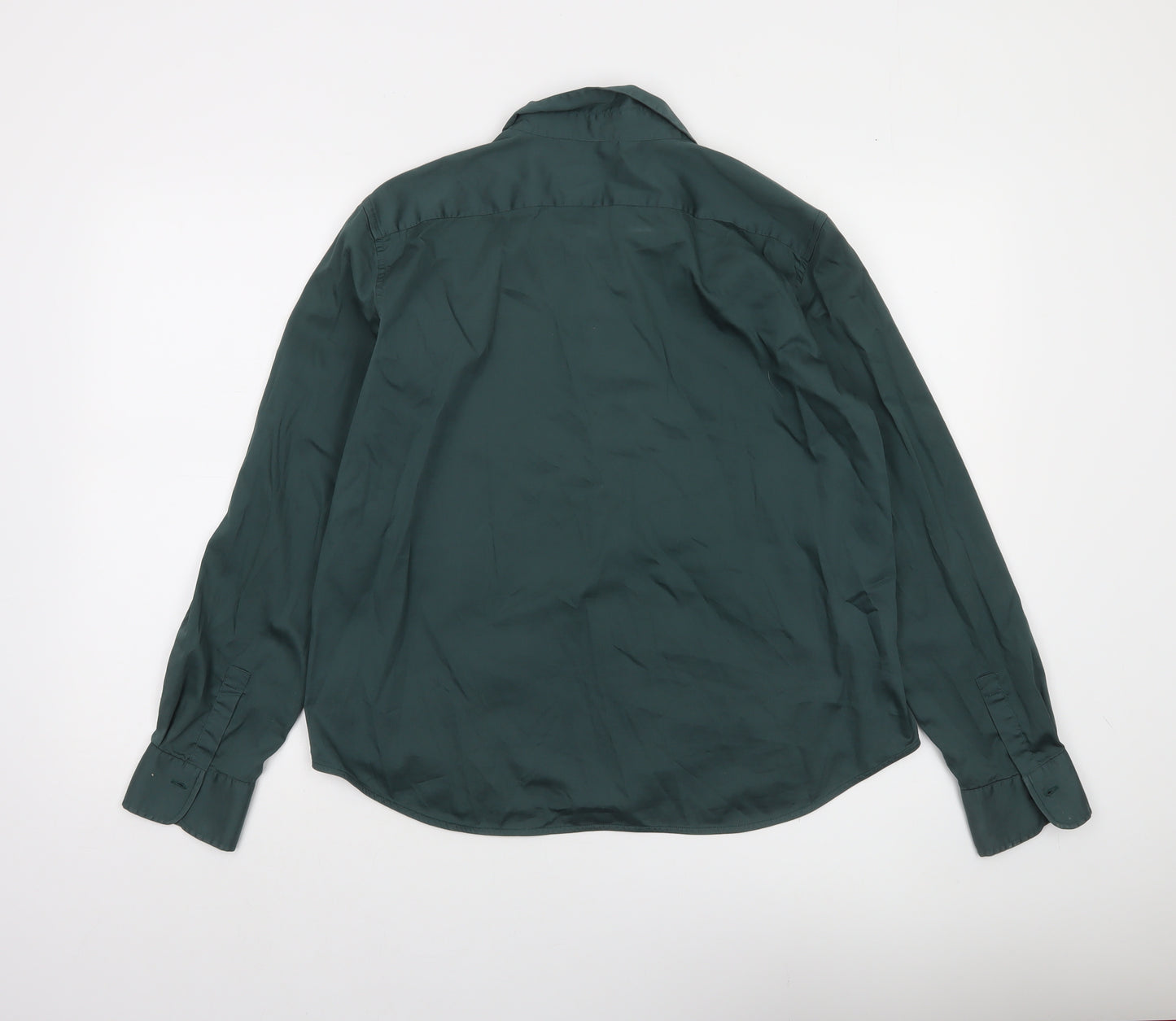 Lareida Women’s Green Cotton Button-Up Shirt Size 12