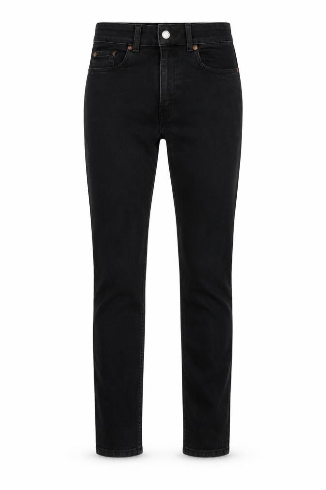H&M Womens Black Skinny Jeans Size 8 High Rise Stretch Denim