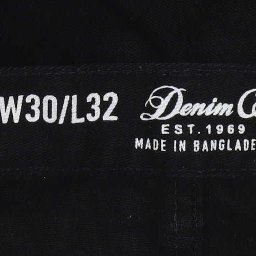 Denim Co. Men's Black Slim Fit Jeans W30 L32