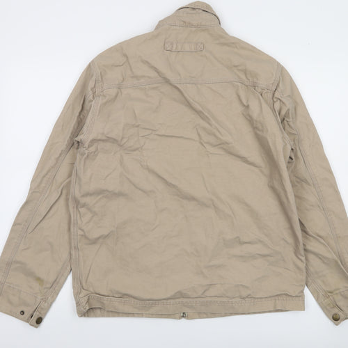 Hardcastle Weathercoats Men's Beige Cotton Full Zip Jacket M