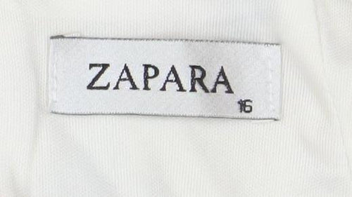 Zapara Women’s Multicoloured Floral Belted Sheath Dress Size 16