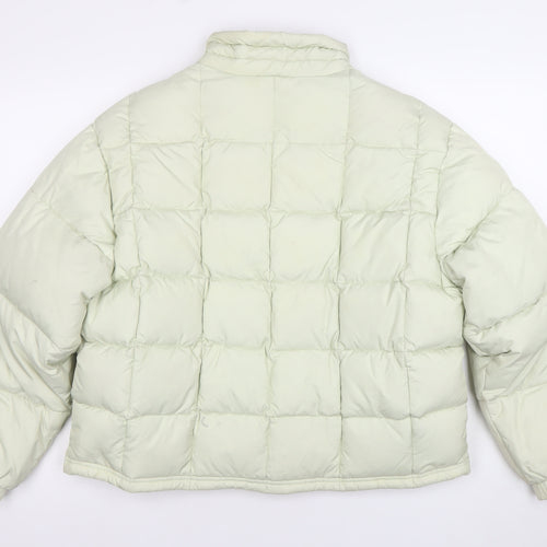 C&A Women Ivory Puffer Jacket Size 18-20 Quilted Winter Coat