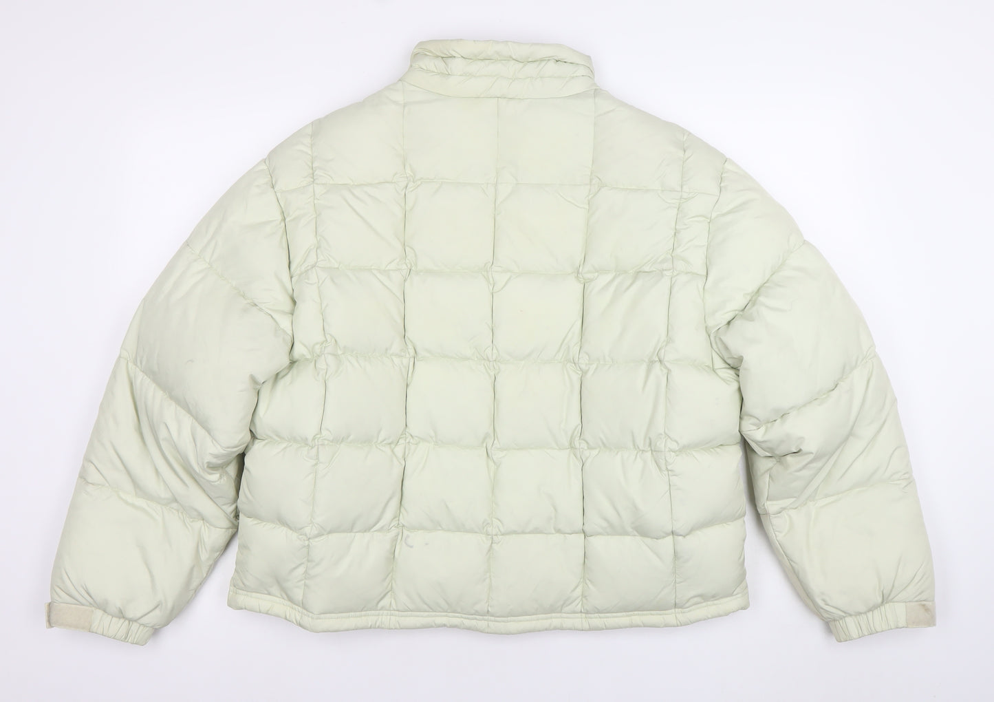 C&A Women Ivory Puffer Jacket Size 18-20 Quilted Winter Coat