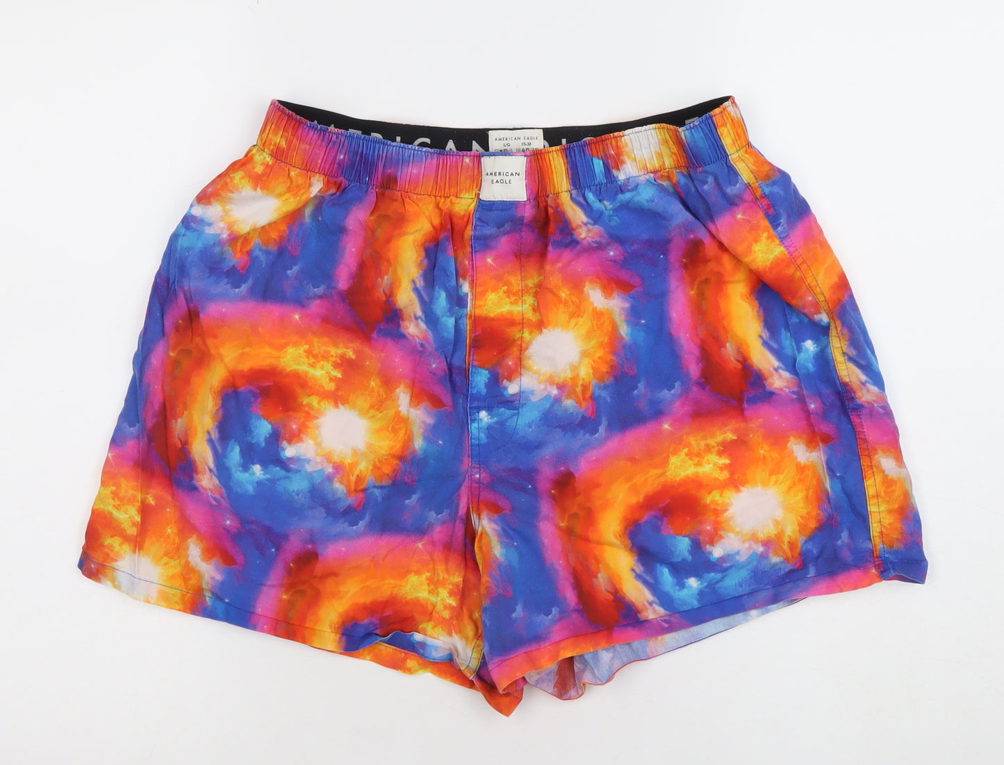 American Eagle Men’s Multicoloured Cotton Summer Shorts L 36in
