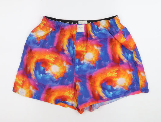 American Eagle Men’s Multicoloured Cotton Summer Shorts L 36in