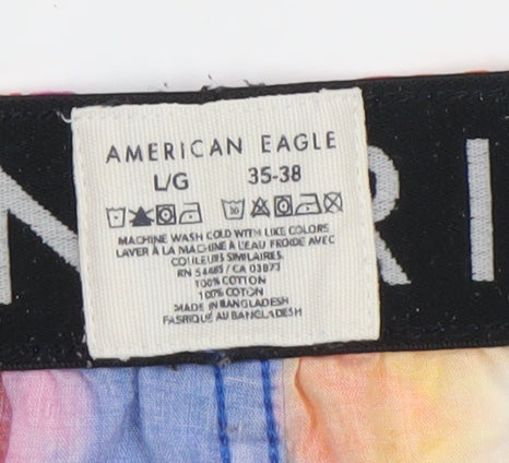 American Eagle Men’s Multicoloured Cotton Summer Shorts L 36in