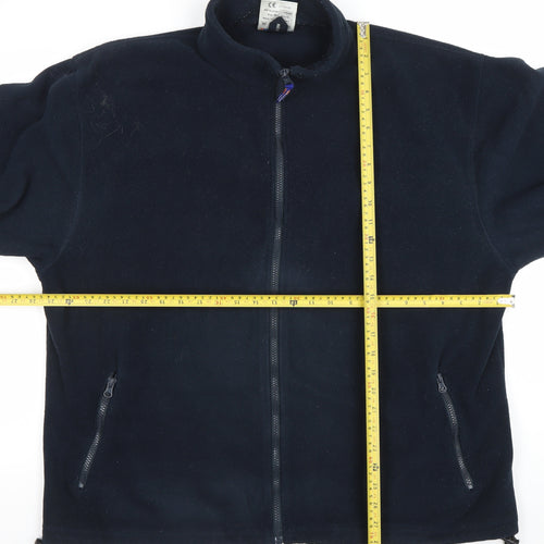 Click Workwear Men's Blue Fleece Jacket XL Full Zip Polyester