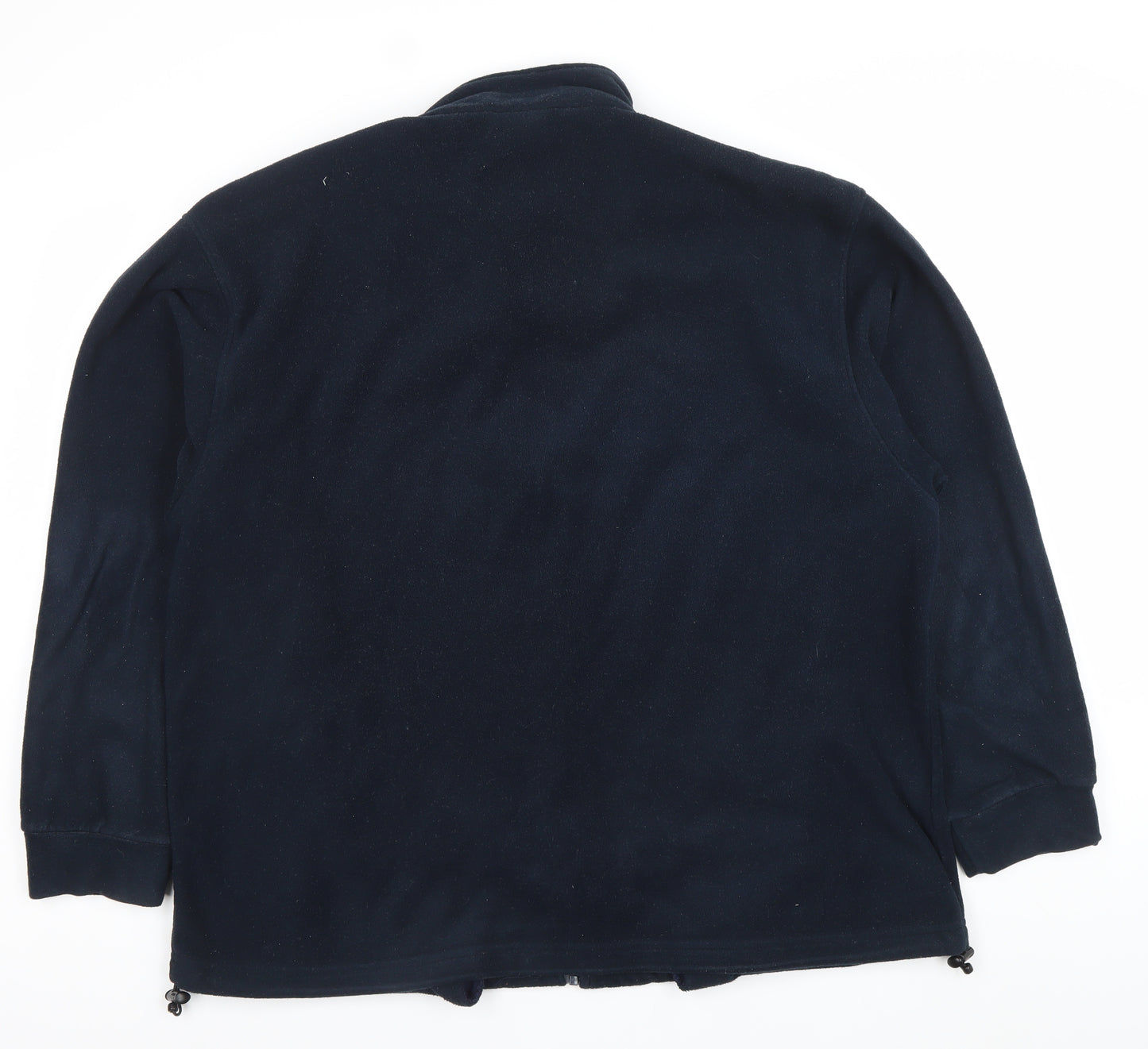 Click Workwear Men's Blue Fleece Jacket XL Full Zip Polyester