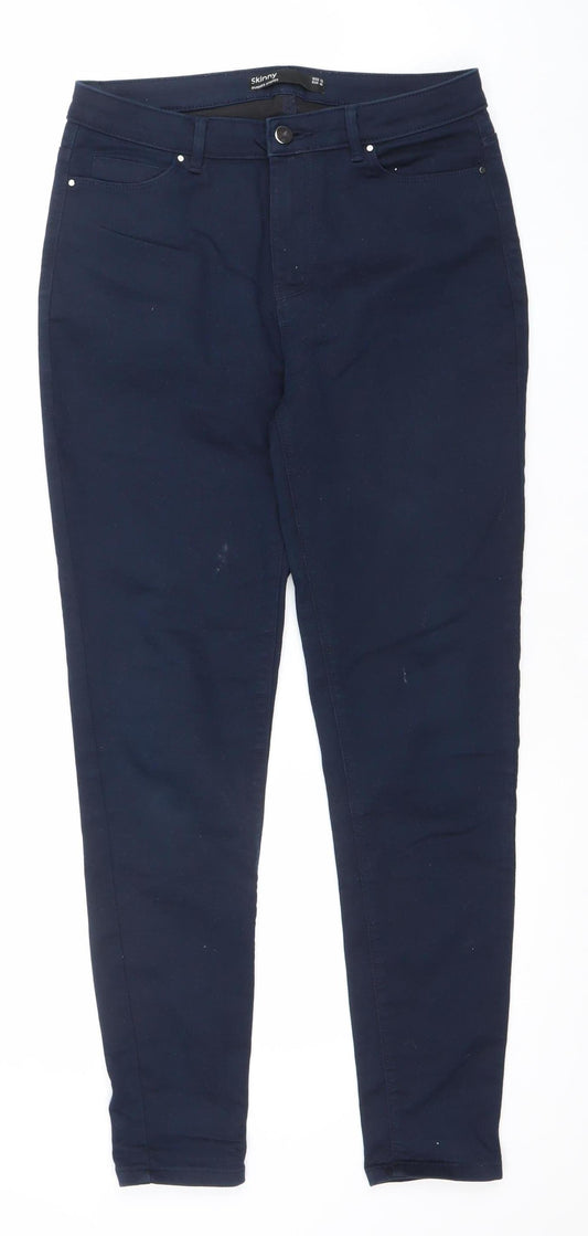 Dunnes Stores Womens Green Cotton Cropped Jeans Size 12 L20 in