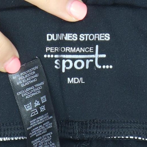Dunnes Stores Women Black Performance Sport Leggings M