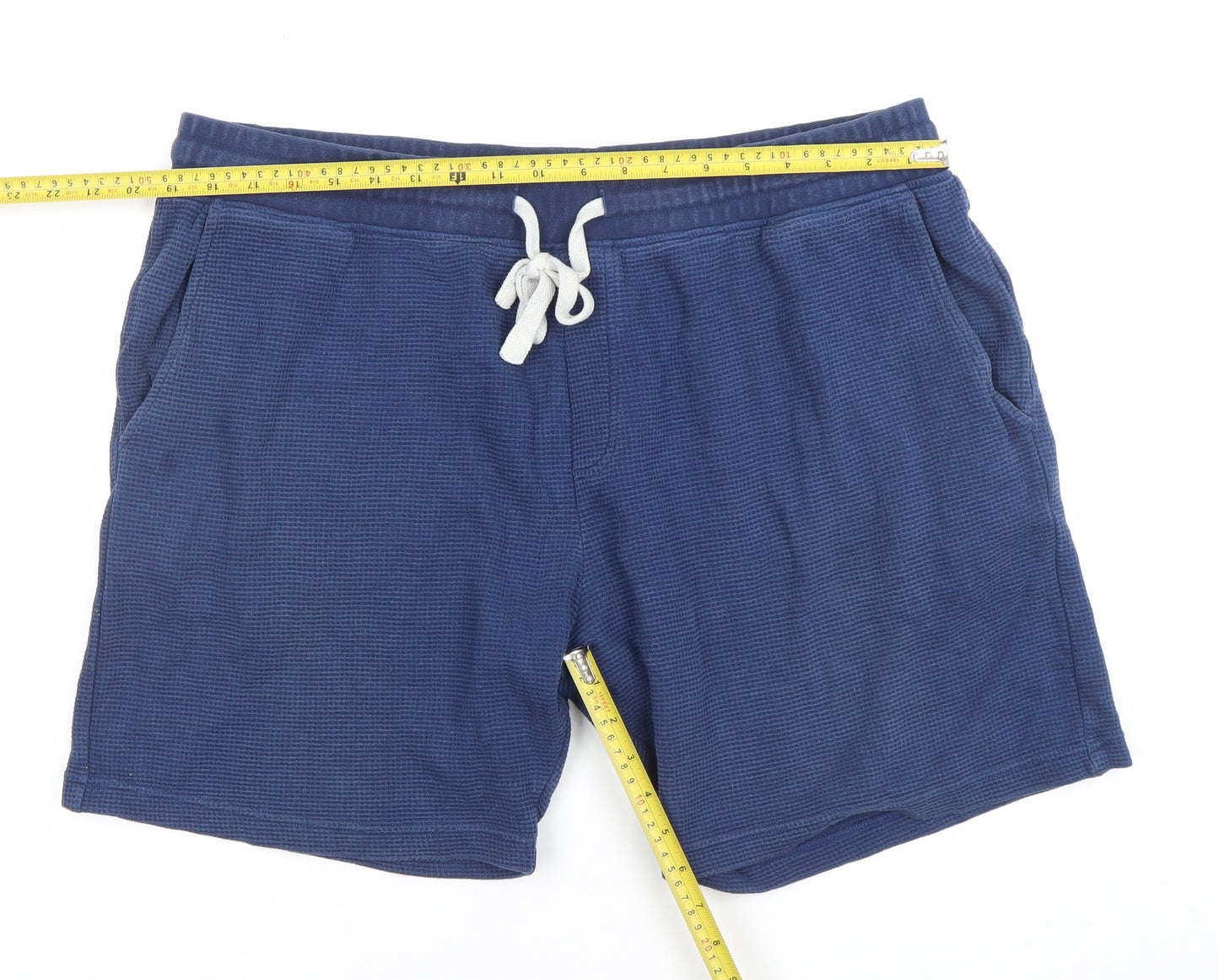 Marks and Spencer Mens Blue XL Regular Fit Sweat Shorts