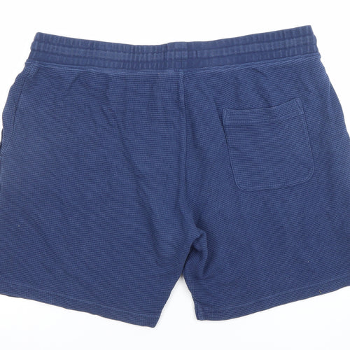 Marks and Spencer Mens Blue XL Regular Fit Sweat Shorts