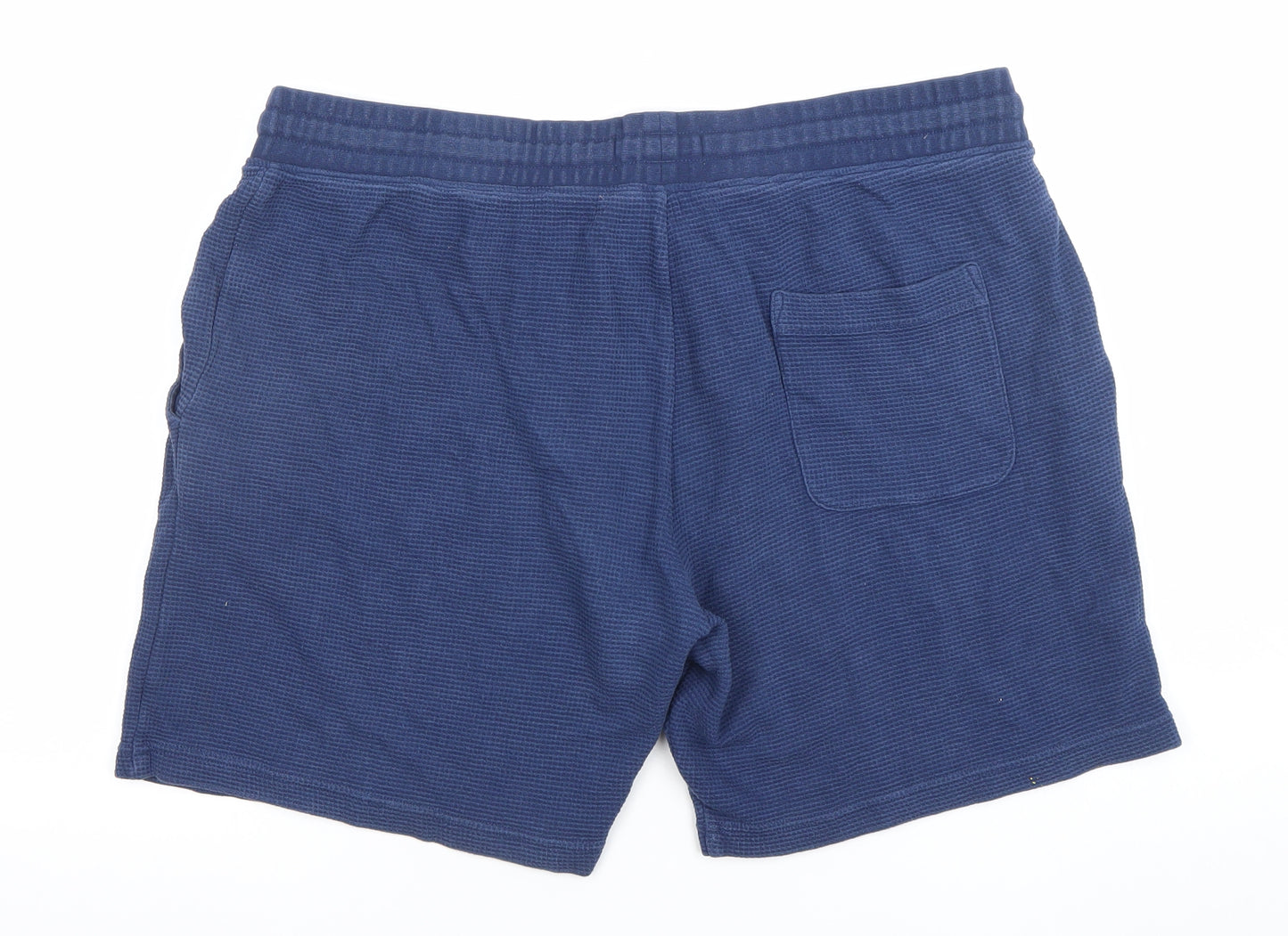 Marks and Spencer Mens Blue XL Regular Fit Sweat Shorts