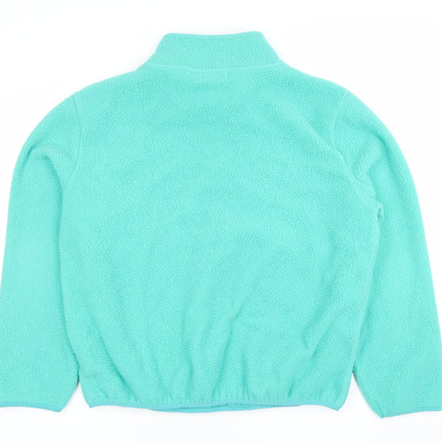 West Quay Women’s Turquoise Fleece 1/4 Zip Pullover Sweatshirt Size 16