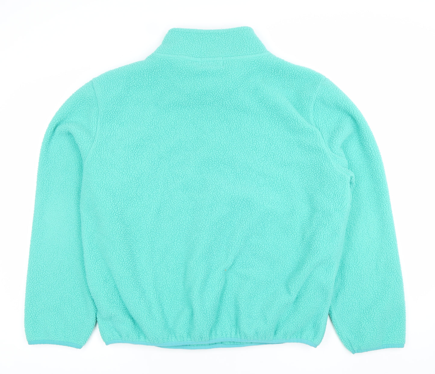 West Quay Women’s Turquoise Fleece 1/4 Zip Pullover Sweatshirt Size 16