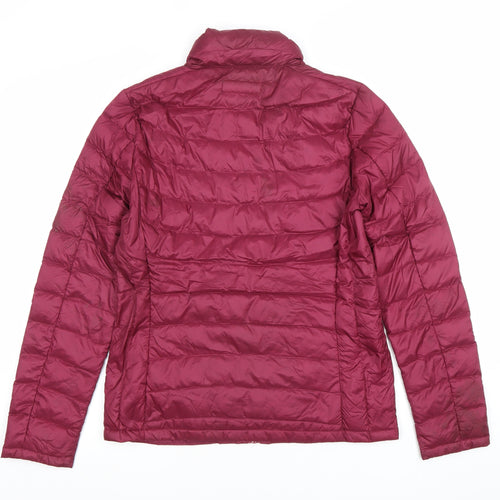 Coercion London Women's Red Puffer Jacket Size 12 Lightweight Down