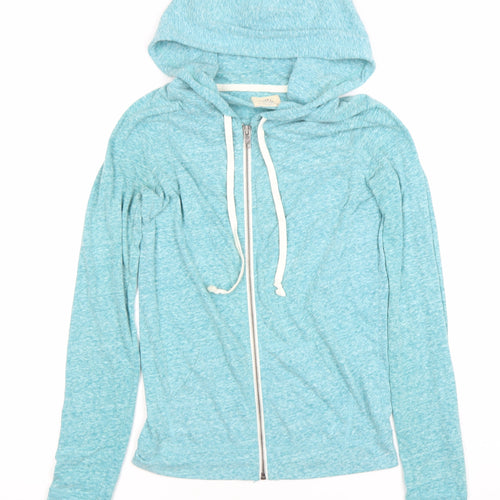 American Eagle Womens Blue Full Zip Hoodie Size Small Lightweight