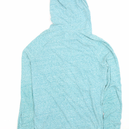 American Eagle Womens Blue Full Zip Hoodie Size Small Lightweight