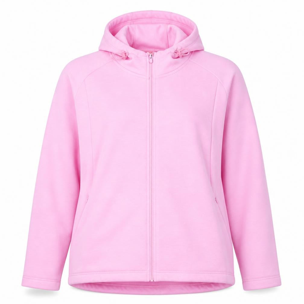 Dunnes Stores Women Bright Pink Full Zip Hoodie XL Polyester Blend