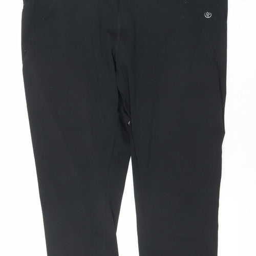 Dunnes Stores Women Black XL Cropped Performance Leggings