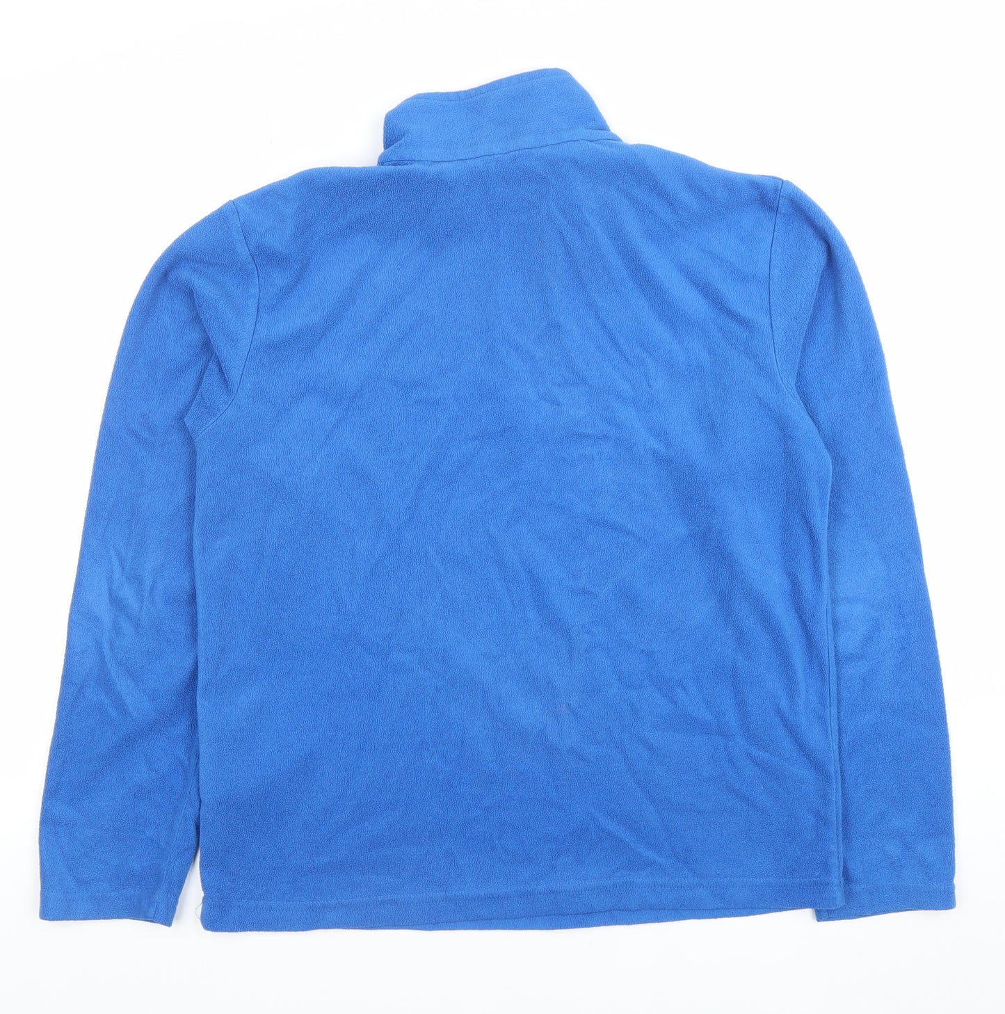 Regatta Men Blue Fleece Half Zip Pullover Sweatshirt Size M